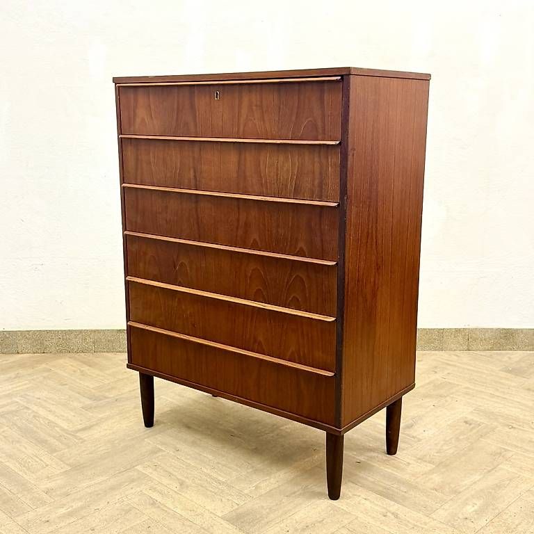 Cassettiere: Mid Century danish teak Chest – Usato da basel venduto da vintory.ch 2