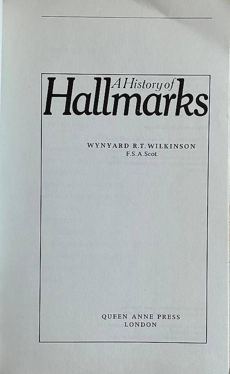 Bücher: A history of hallmarks – Gebraucht aus Adliswil von Heimite 1
