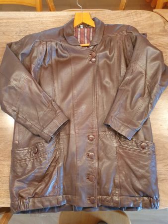 Lederjacke Damen Gr. 40 Ende 70er Jahre