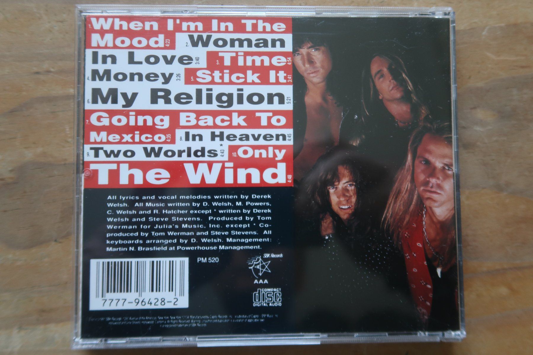CD: McQUEEN STREET - ST - RARE HARD ROCK  - CD – Usato da Basel venduto da Patiscat 1