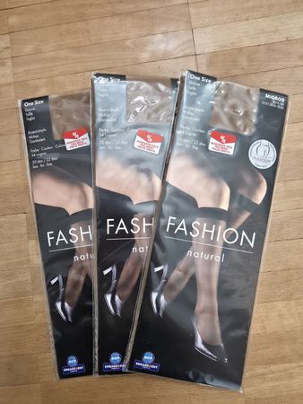 3 Pairs Fashion Natural Stockings 