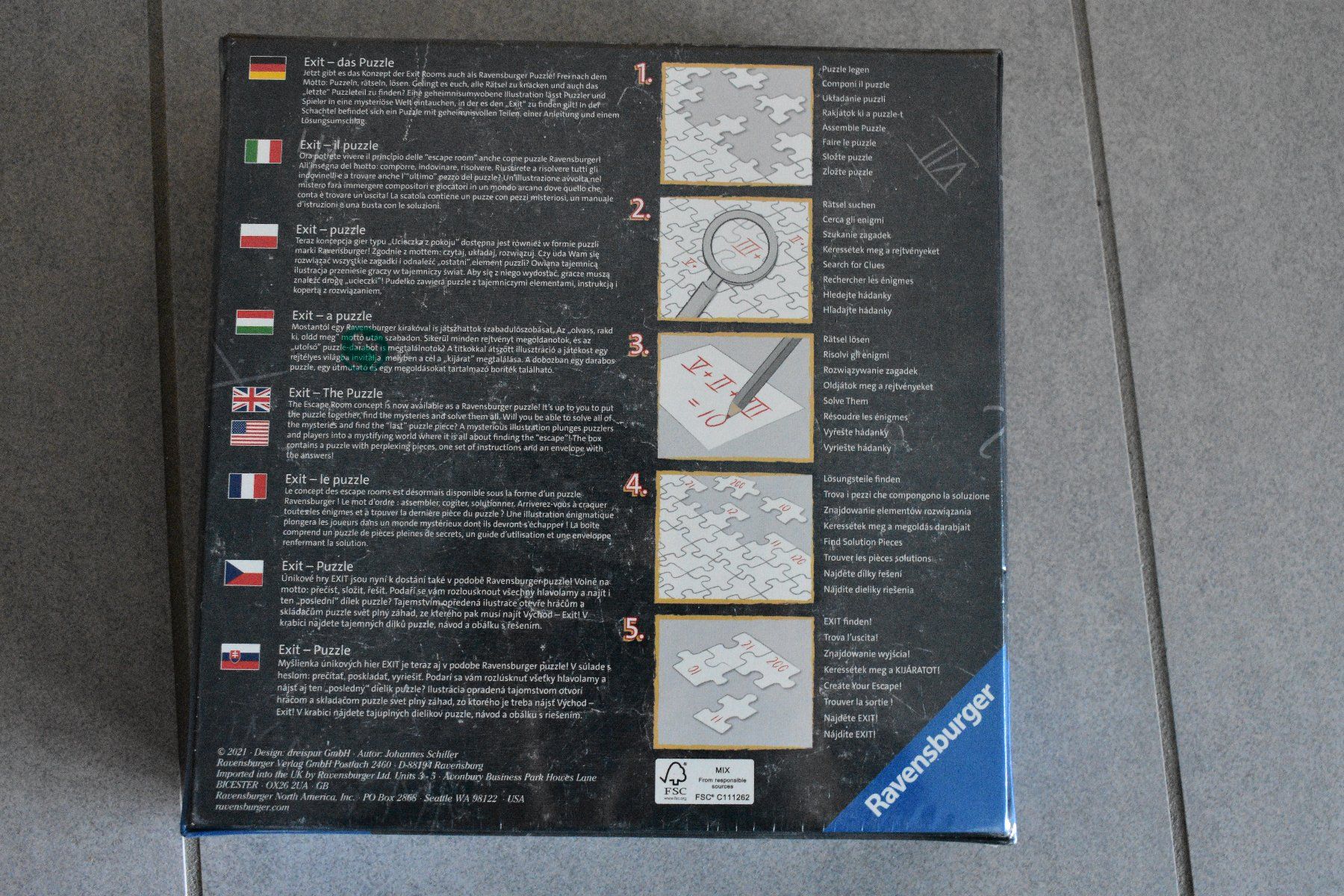 Ravensburger Puzzle: Exit Puzzle – Nuovo e nell'imballaggio originale da Winterthur venduto da seh_9dhc 1