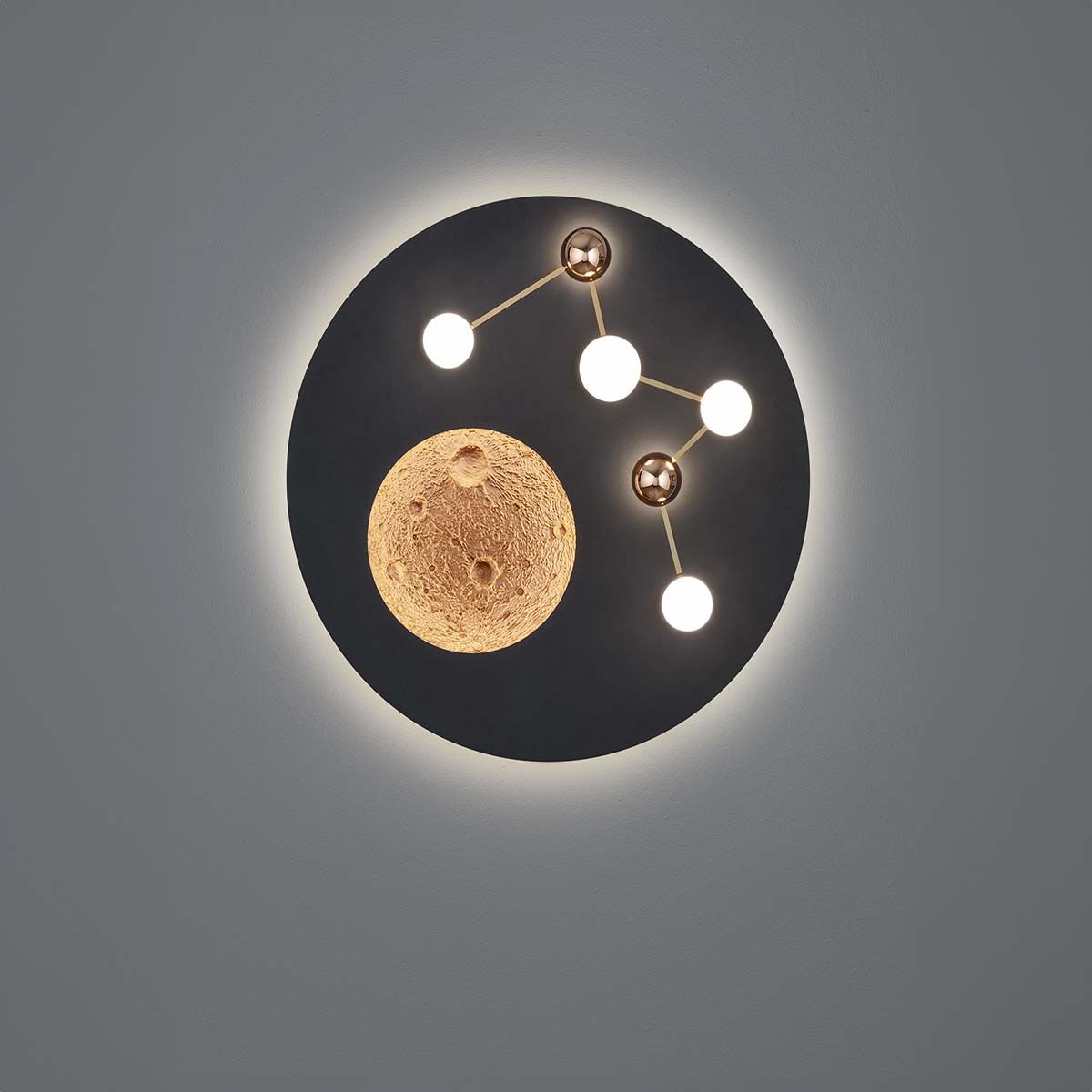 Kronleuchter & Deckenlampen: LED Deckenleuchte, Sterne, Mond, 50 cm Ø – Neu (gemäss Beschreibung) aus Kreuzlingen von Smart-Light 3