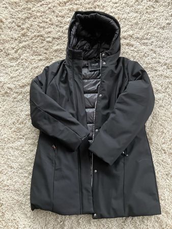 Schwarzer Wintermantel von Chicoree,Grösse 40, Top Zustand