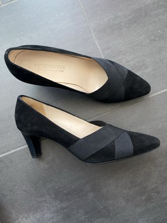 Peter Kaiser schwarze wildleder Heels - Gr. 5/ 38