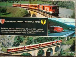 Furka-Oberalp-Bahn mit Glacier Express