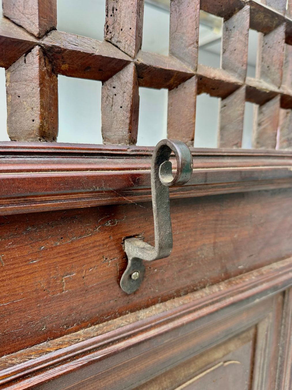 Porte: Antike Berner Bauernhaus Eingangstür von 1695 – Usato da Lugnorre venduto da remu62 7