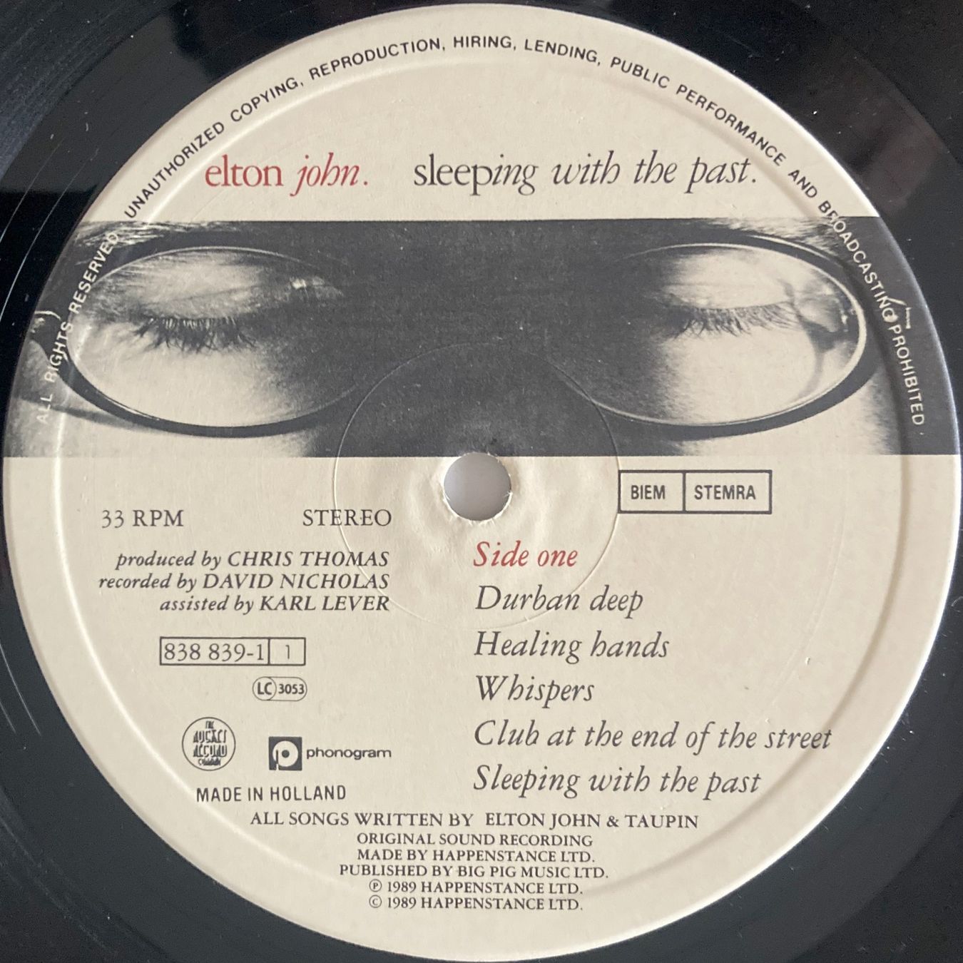 Dischi in vinile: ELTON JOHN - SLEEPING WITH THE PAST – Usato da Bottens venduto da hotter-than-hell 3
