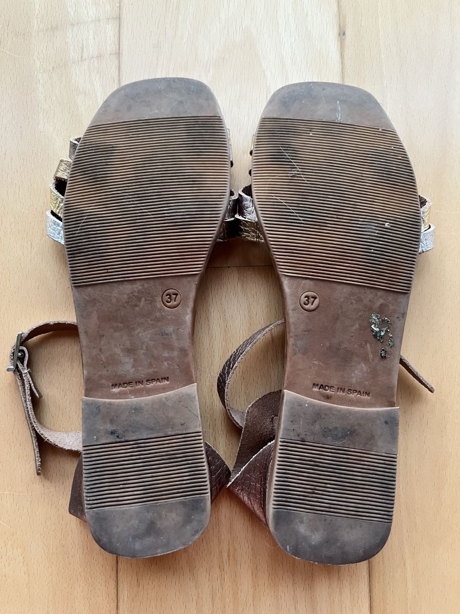 Scarpe da donna: Sandales or/argent - 37 – Usato da Geneve venduto da maremonte 3