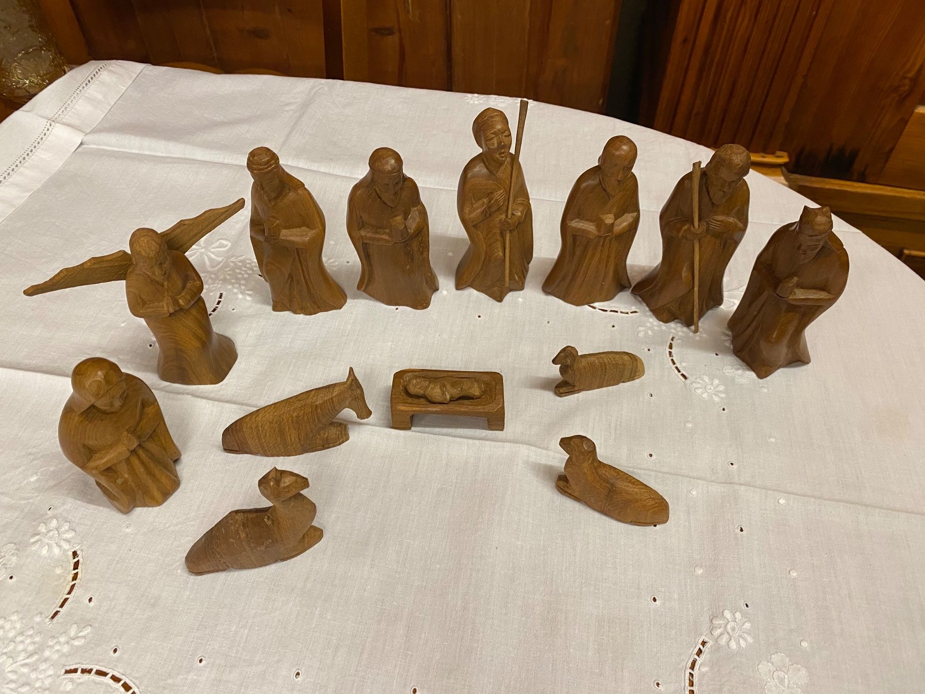 Tutte le decorazioni: 13 Krippenfiguren aus Holz - 12 cm hoch – Usato da Gränichen venduto da onkel_xxl 6