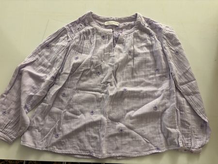 Leichte Lilla Bluse mit Stickerei, Grösse 152, Sommer 🌸