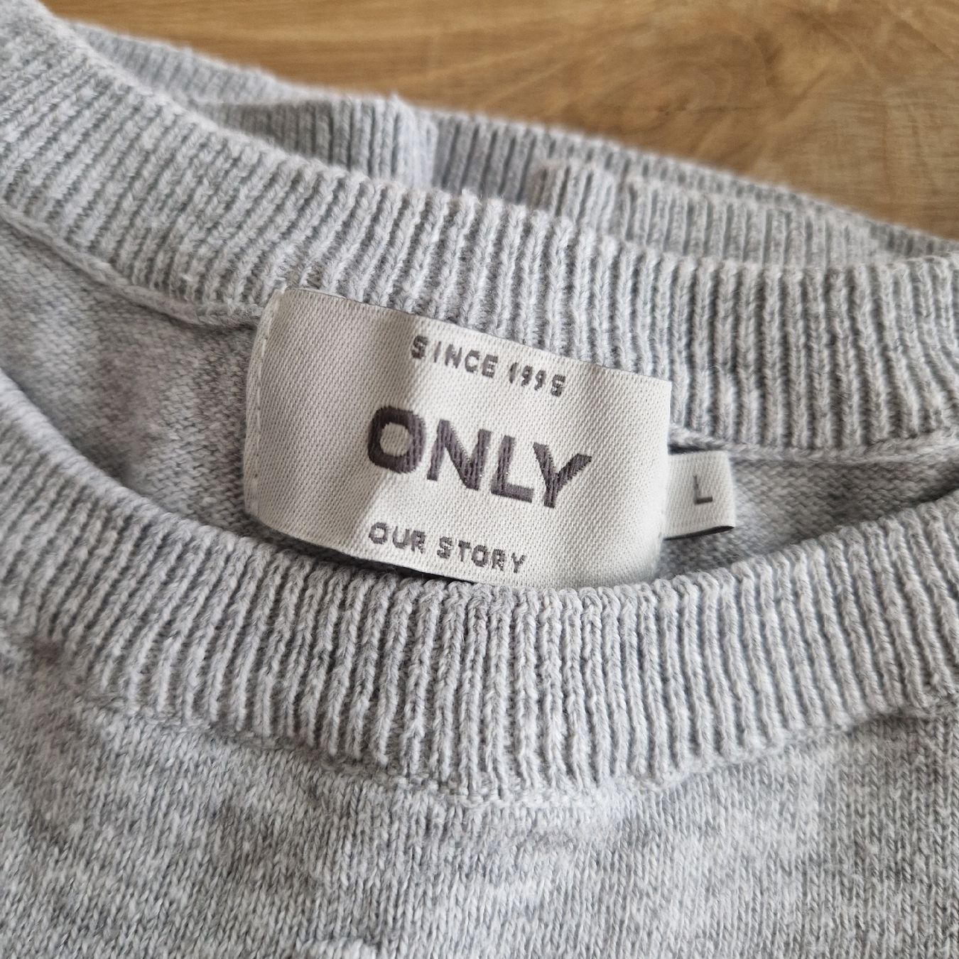 Only Maglioni & Felpe: ONLY Strickpullover, grau, Gr. L, Top Zustand! – Nuovo (secondo la descrizione) da Nendeln venduto da Zopfie_ 2