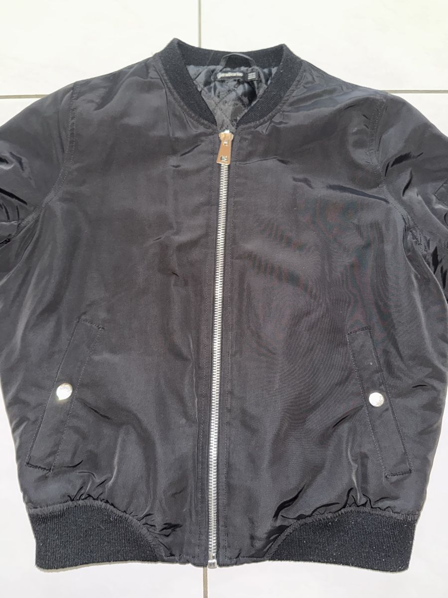 Stradivarius Giacche: Schwarze Stradivarius Bomber Jacke – Usato da Hergiswil NW venduto da kaufe_bei_kaufmann 2