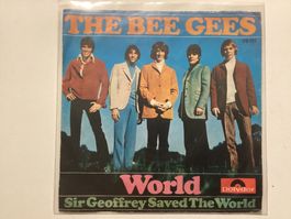 Bee Gees Single - Word / Sir Geoffrey Saved The World