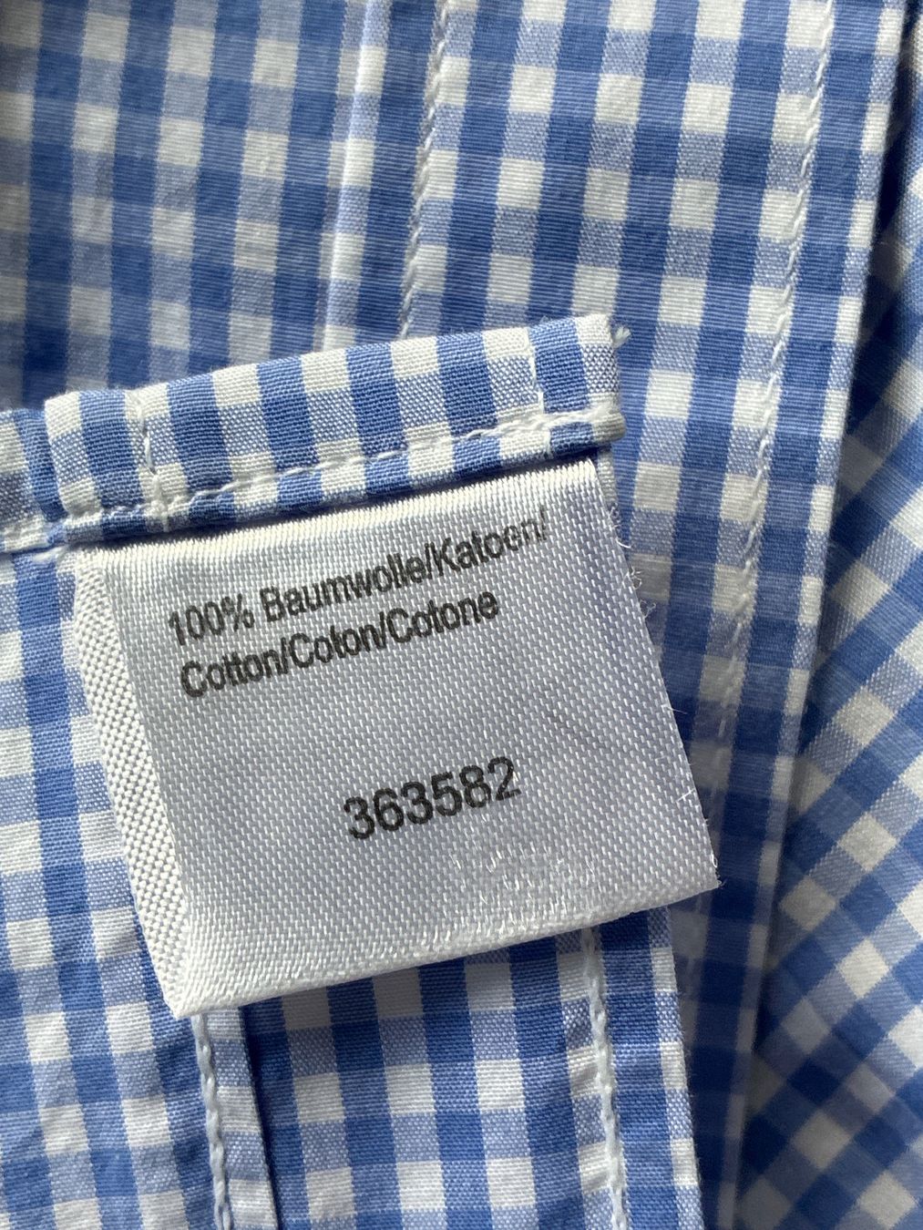 Camicette: Vichy Kurzarmbluse von Luis Steindl Gr 40 – Usato da Davos Platz venduto da nanigl 4