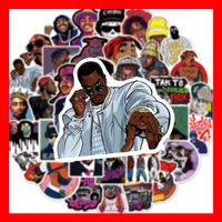 Rap HipHop 2Pac Jay-Z Notorious P Diddy 50 tlg Stickerset