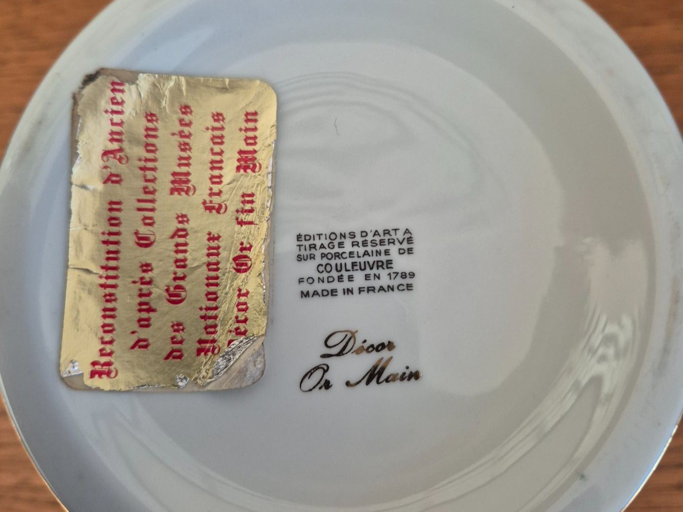 Vasi & Recipienti: Cache-pot porcelaine de Couleuvre,  décors or fin  V3 – Usato da Fully venduto da tameab 3
