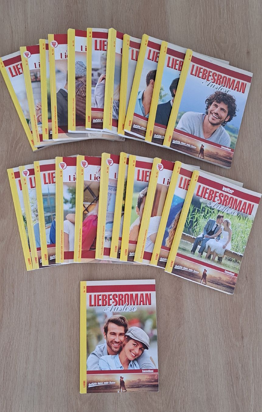 Bücher: Liebesromane 63 Stück – Gebraucht aus Emmen von Huwimark