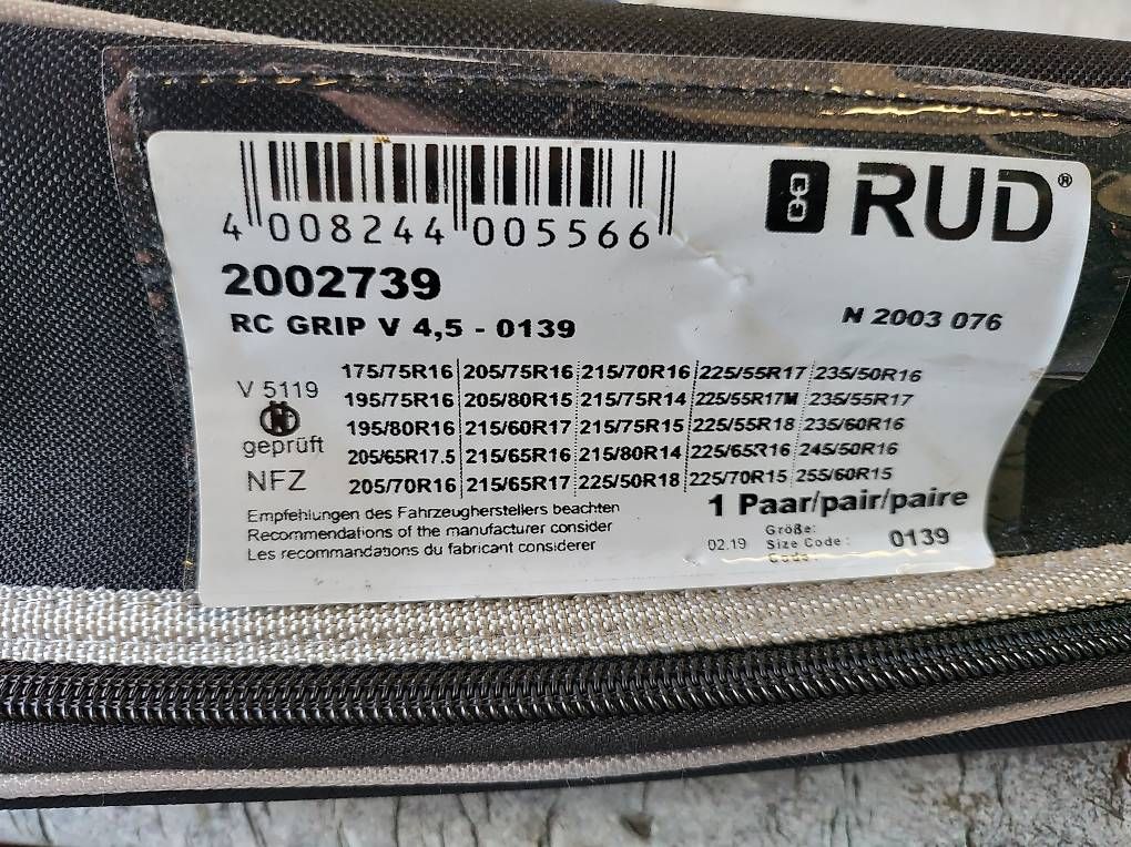 Rud Schneeketten: Schneeketten RUD – Neu (gemäss Beschreibung) aus Schüpbach von Nimba98 2