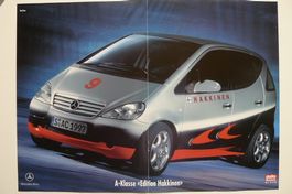 Mercedes A-Klasse «Edition Häkkinen» Poster  F1