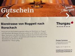 2 Gutscheine für Bierstrasse Thurgau