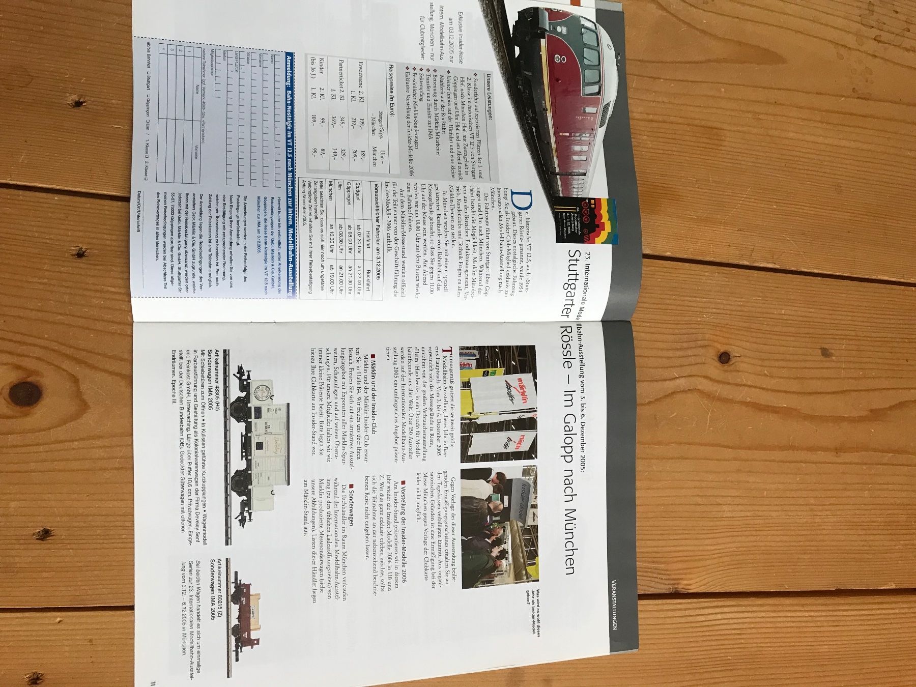 Märklin Modellini di ferrovie: märklin news insider 05.2005 – Usato da Liestal venduto da ozo2005 3