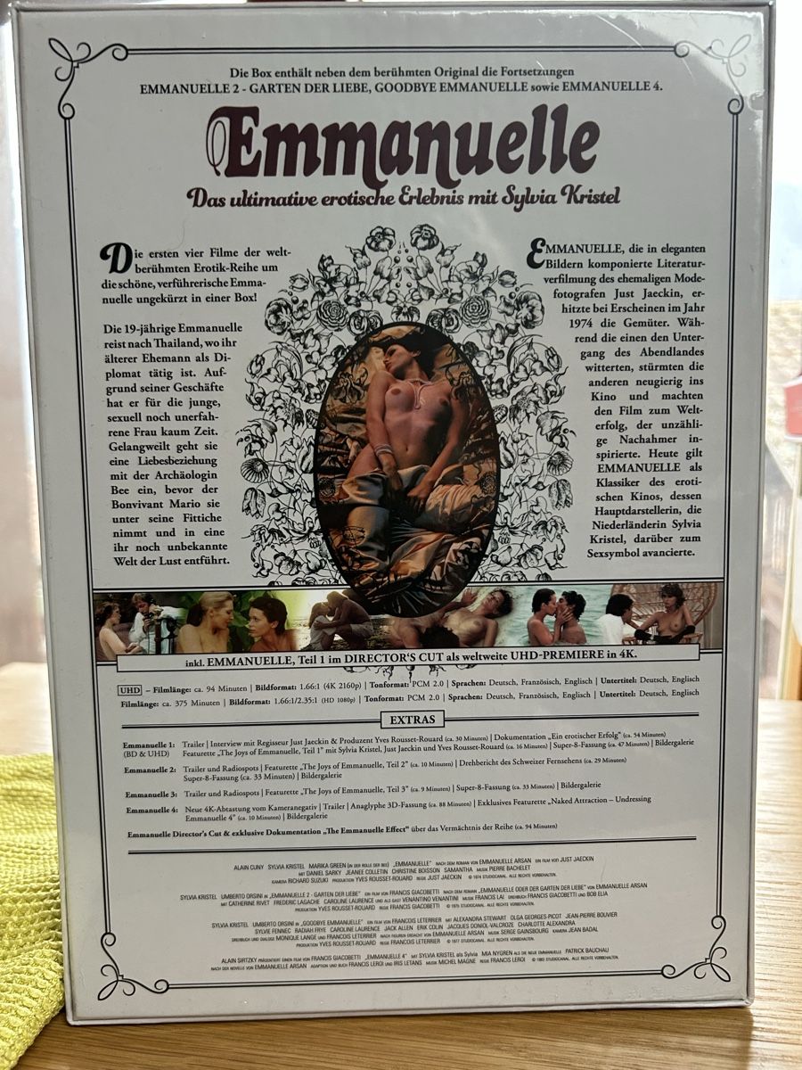 Alle DVDs: Emmanuelle Collection – Neu und originalverpackt aus Bönigen b. Interlaken von Bennilein84 1