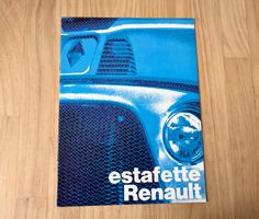 Renault estafette Kleinbus mehrseitiger Verkaufsprospekt