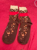 1 Socken 35-38 mit Seifenblasen 85% Baumwolle 12% Polyamid