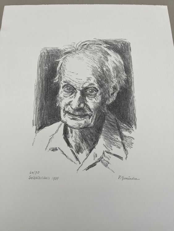 Grafiken & Lithographien: PAUL GMÜNDER LITHOGRAPHIE SIGNIERT NUMMERIERT – Gebraucht aus Gersau von grafik-kunst 4