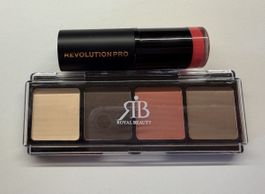Matte Lidschatten + rosa Lippenstift