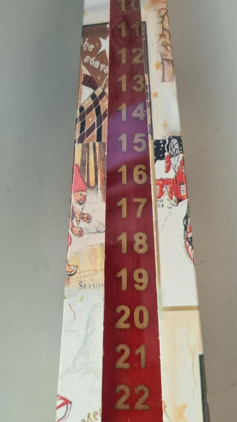Candele: Adventskerze mit Zahlen – Nuovo e nell'imballaggio originale da Urdorf venduto da sumrum 1
