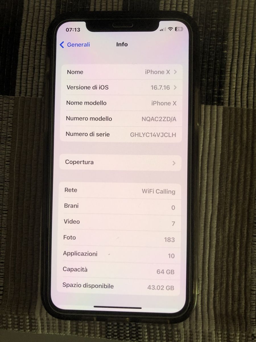 Apple Portables: iPhone X 64GB – D'occasion à Muttenz par juve67 4