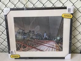 Städte Bild mit schwarzem Rahmen