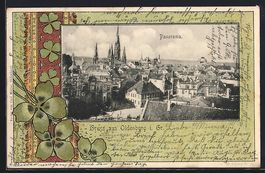 Grusskarten-AK Oldenburg i. Gr., Panoram