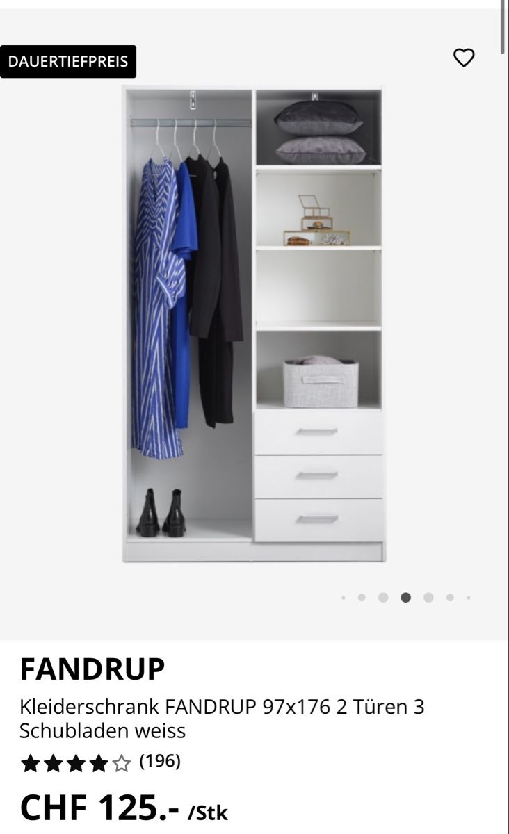 Armadi: Kleiderschrank weiss  – Usato da Embrach venduto da Destiny26 2