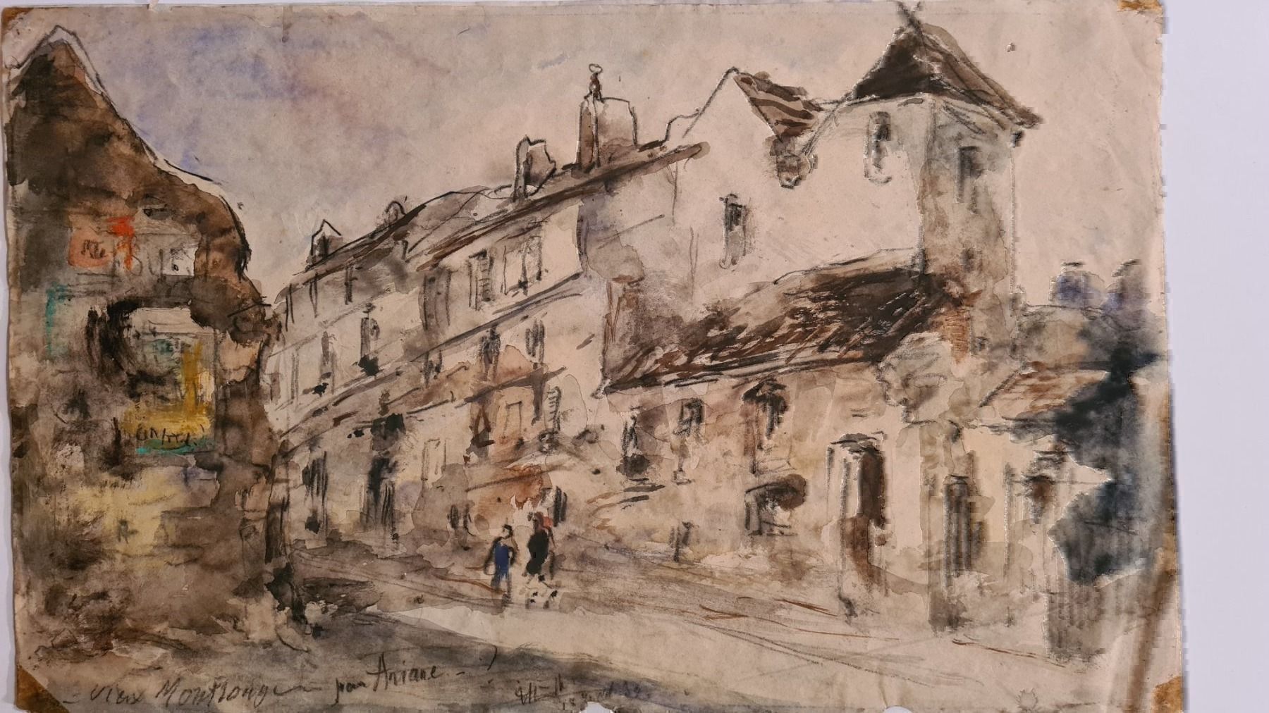 Gemälde: Herbert Meyer 1882-1960 Orig. Aqu. Paris – Gebraucht aus Emmenbrücke von Kunstankaufverkauf9 3