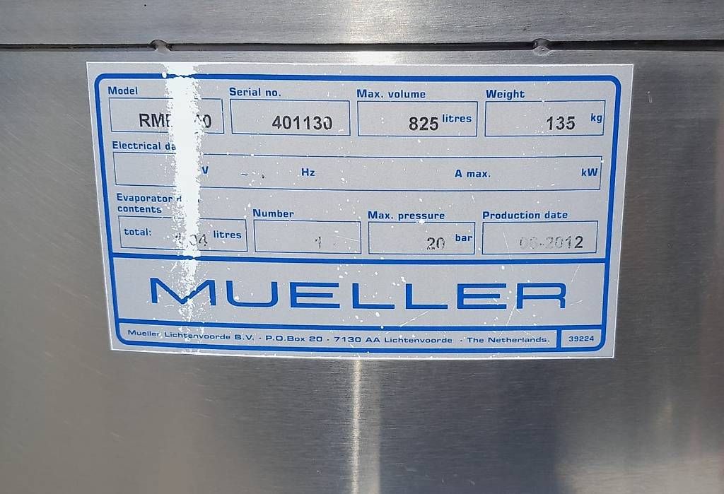 Tecnica di mungitura: Milchtank Buri 825 Liter – Usato da Eriswil venduto da Tschesuwy 4