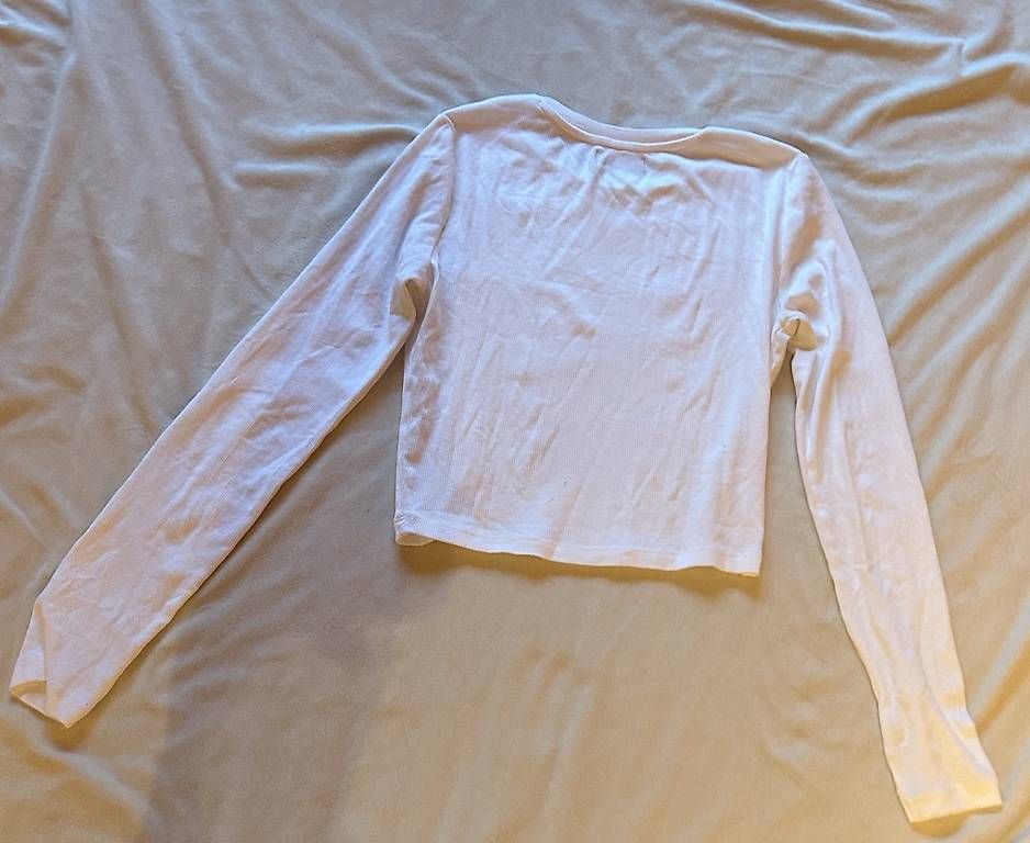 Maglioni & Felpe: weisses Langarmshirt – Usato da Trub venduto da elinschleiderschrank 1