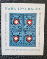 Briefmarkenblock NABA 1971 Basel 4er Block