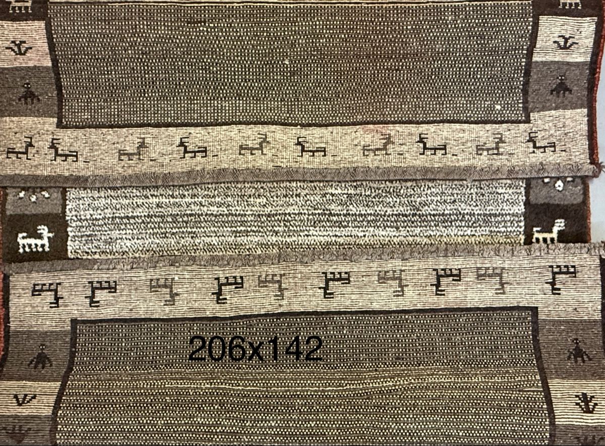 Gabbeh Teppiche: Gabbeh;Perserteppich 206x142.cm – Gebraucht aus Sempach von Star7 5