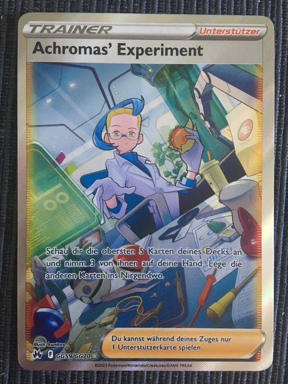 Pokémon Carte collezionabili: Pokemon Achromas Zenit der Könige DE – Nuovo (secondo la descrizione) da Wabern venduto da Collectfun