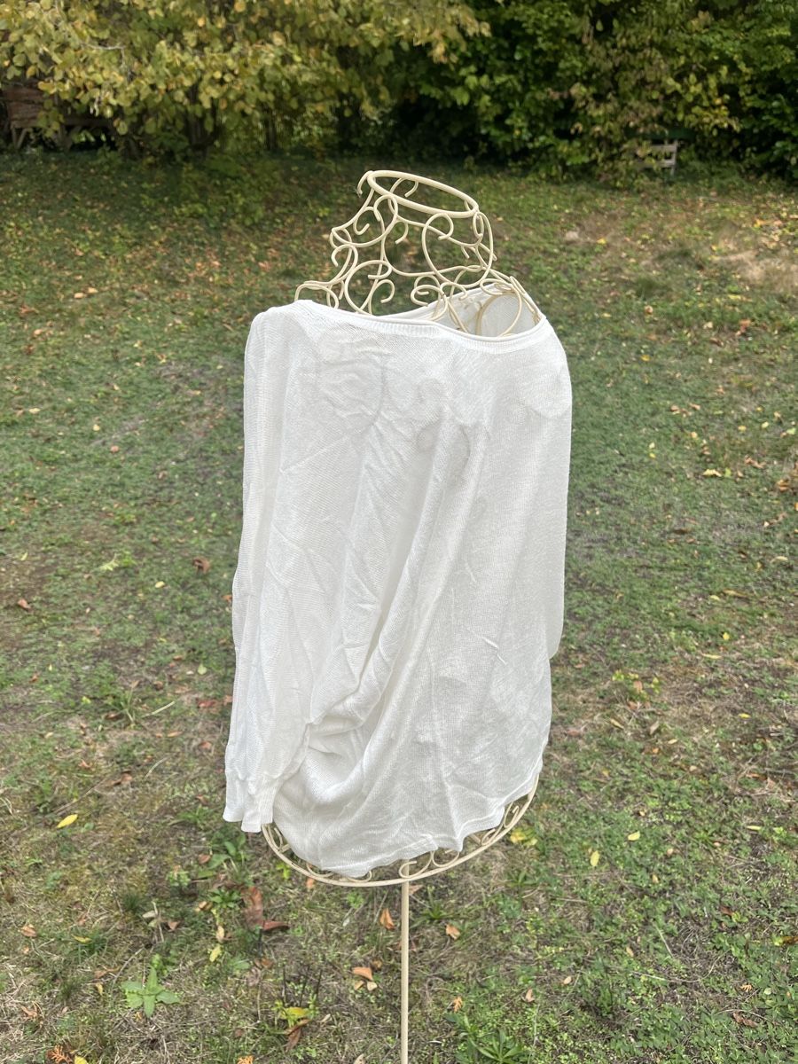 Tom Tailor Top: Pull blanc en mailles transparentes Tom Tailor – Nuovo (secondo la descrizione) da Porrentruy venduto da Shabis99 3