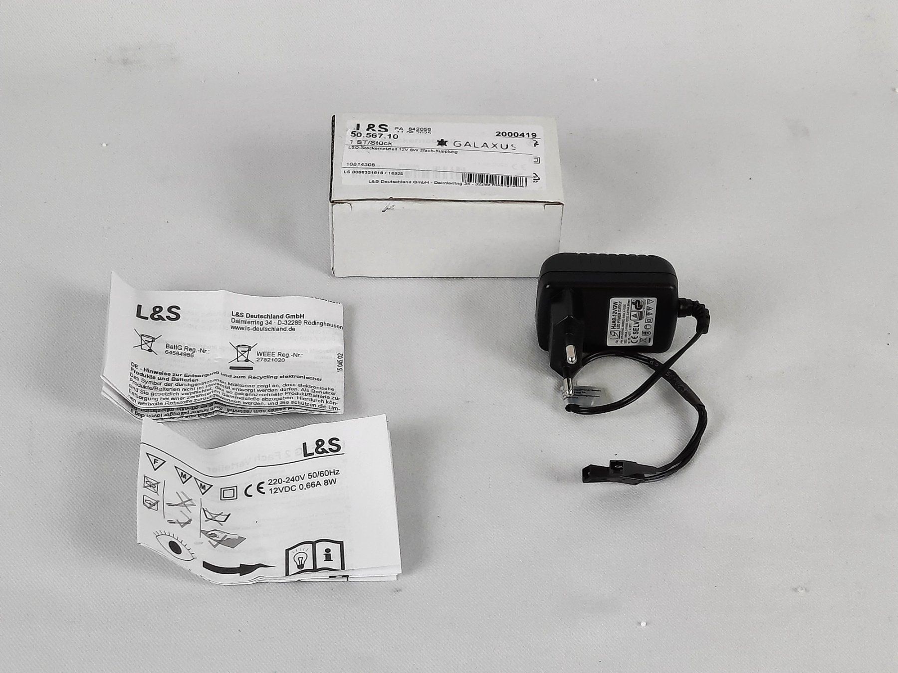 Caricabatterie: L & S Steckernetzteil 12 V – Nuovo (secondo la descrizione) da Beinwil am See venduto da Restwert_Beinwil