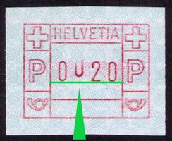 ATM 6_Abart "JUSTIERFEHLER Variante 4"_ 0u20_SCHÖN ! **