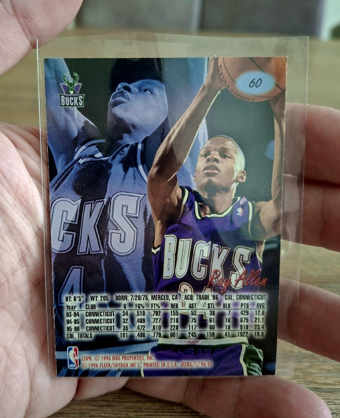 Nba Carte collezionabili: RAY ALLEN ROOKIE – Usato da Dietikon venduto da tel_5nn5 1
