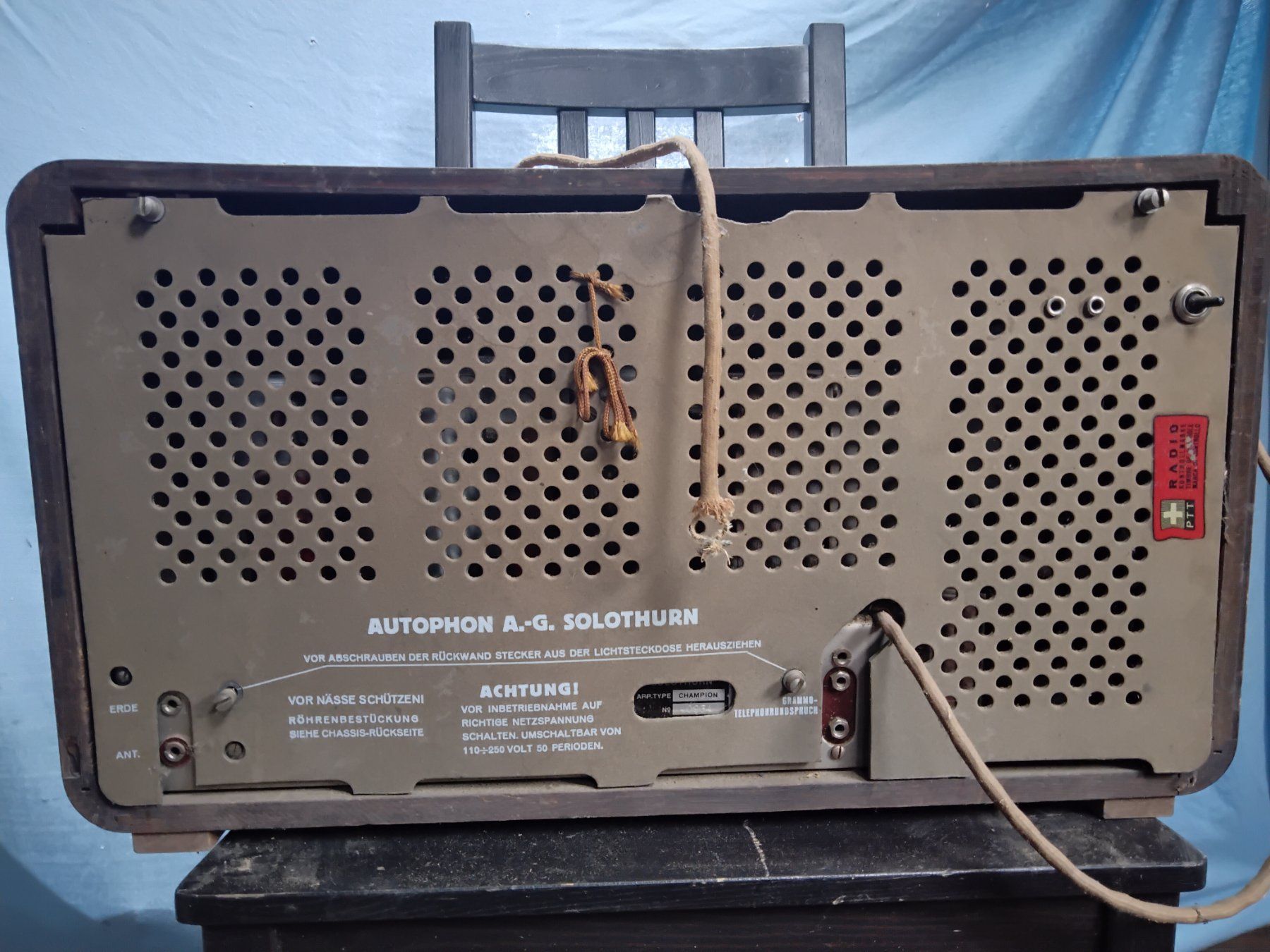 Radios: Autophon Champion Solothurn – Defekt aus Nuglar von lampa-radio 1