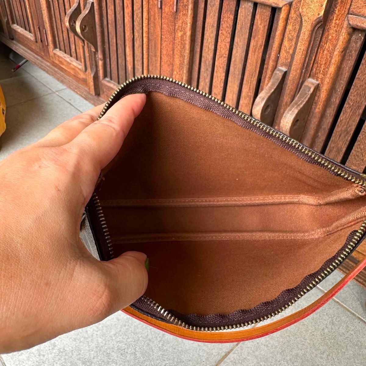 Louis Vuitton Taschen für Damen: Louis Vuitton Pochette Monogram  – Gebraucht aus Widnau von Pukpan_99 5