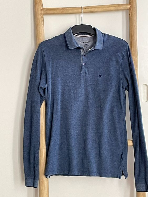 Pull Glenmuir En Coton Bleu - Taille S (UK 8) - Pull Femme Col V - Manches Longues