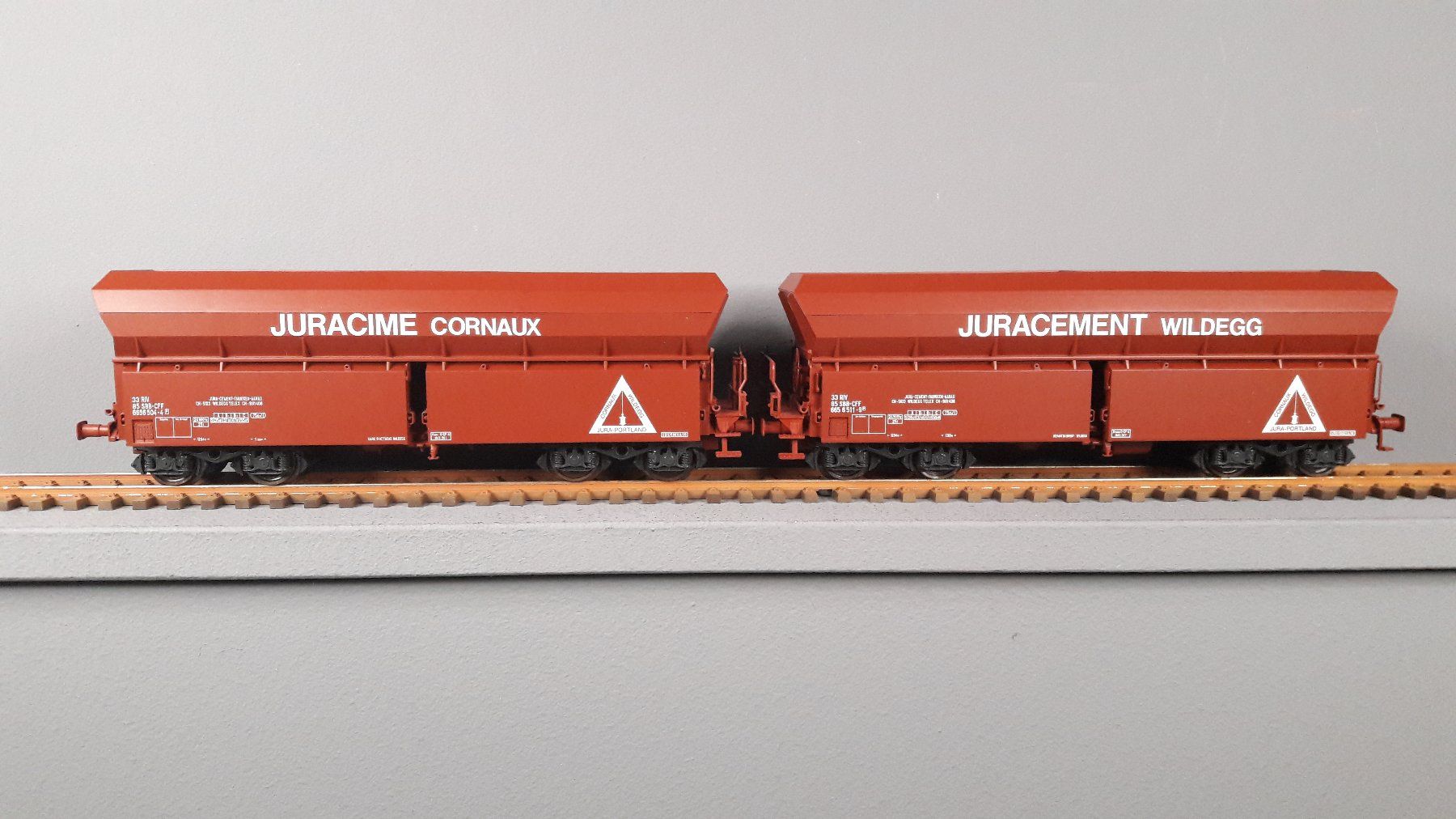 Roco Modellini di ferrovie: 2 Güterwagen – Usato da Burgdorf venduto da Optimal14